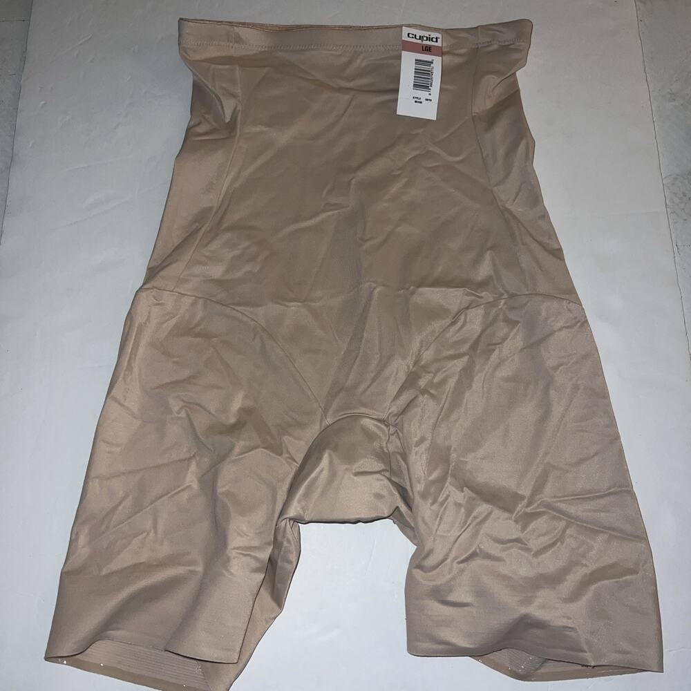 Cupid Shapewear Brief Large L Beige Shaping Bottoms High Waisted NWT 5919
